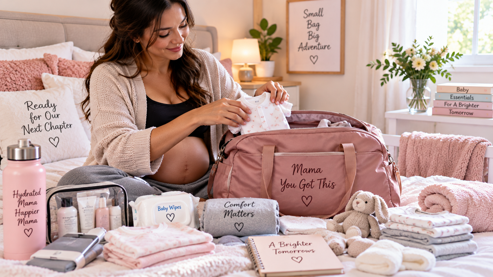 Cozy Mama Hospital Bag Packing