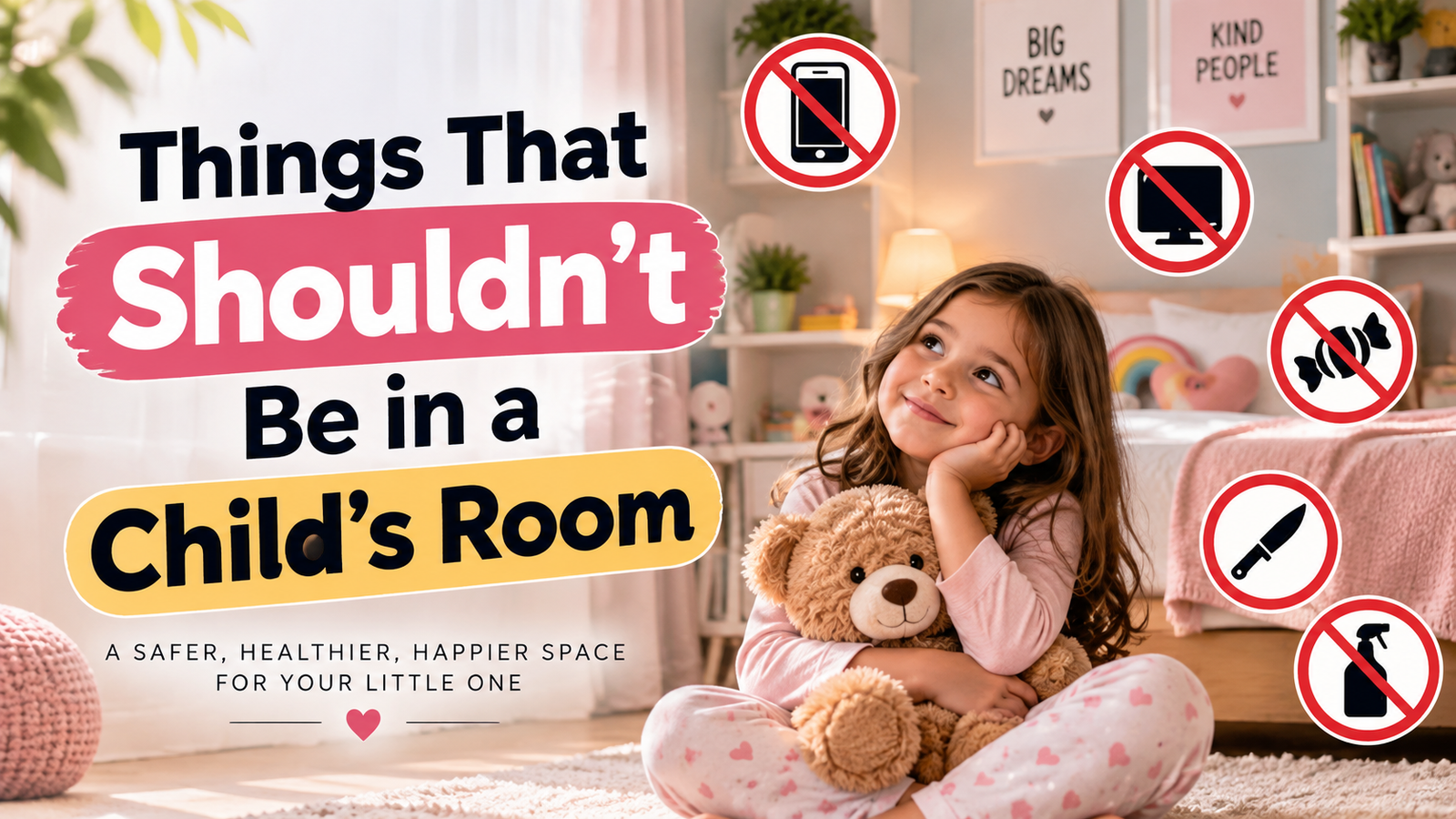 Things That Shouldn’t Be in a Child’s Room